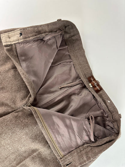 Vintage Yves Saint Laurent Wool Pants Brown 38/M