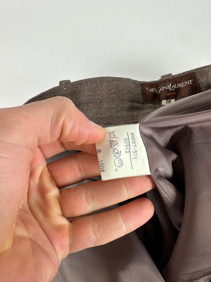 Vintage Yves Saint Laurent Wool Pants Brown 38/M
