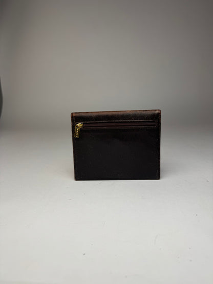 Vintage Loewe Suede / leather Card Holder