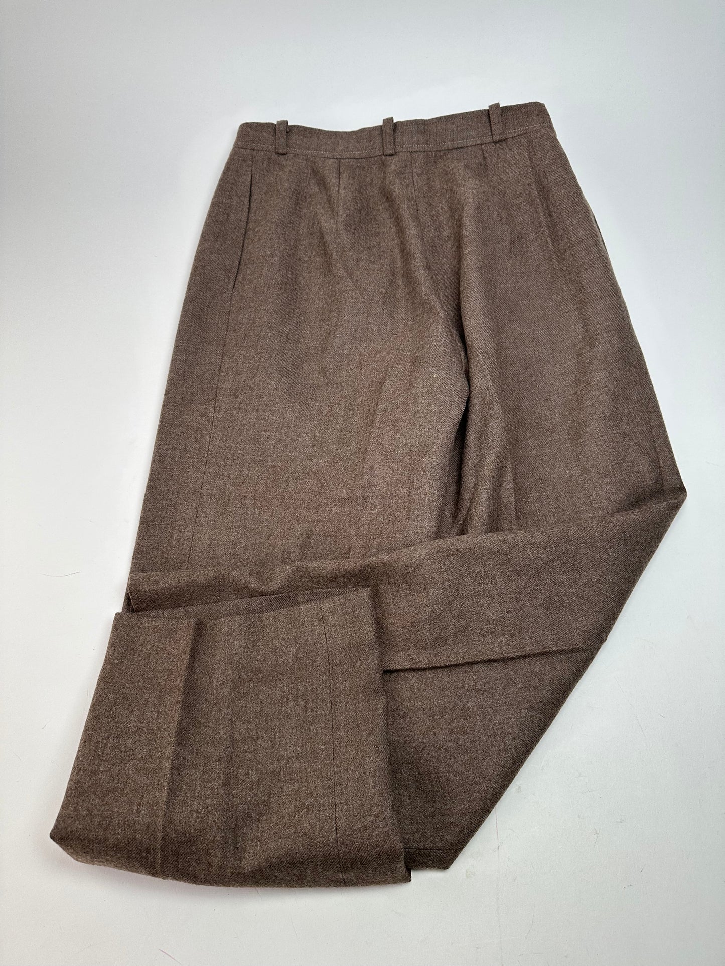 Vintage Yves Saint Laurent Wool Pants Brown 38/M