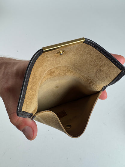 Vintage Loewe Suede / leather Card Holder