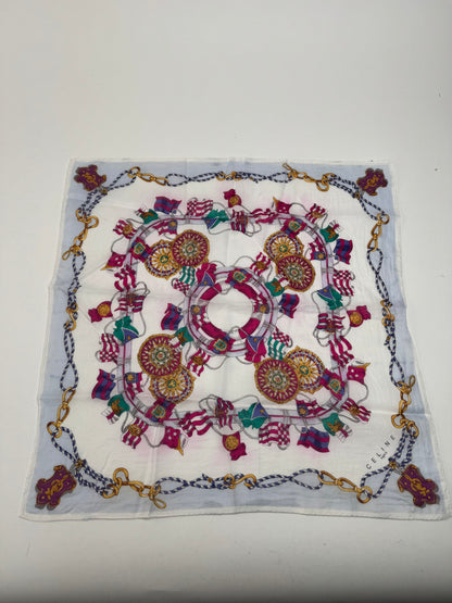 Vintage Celine floral scarf