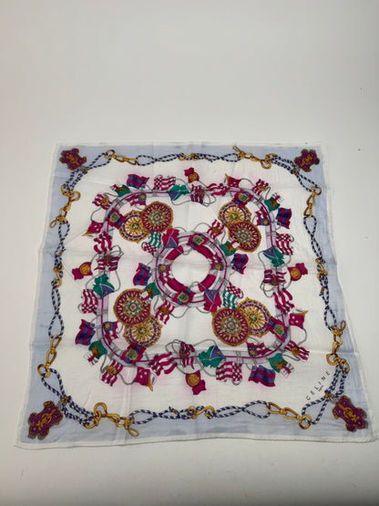 Vintage Celine floral scarf