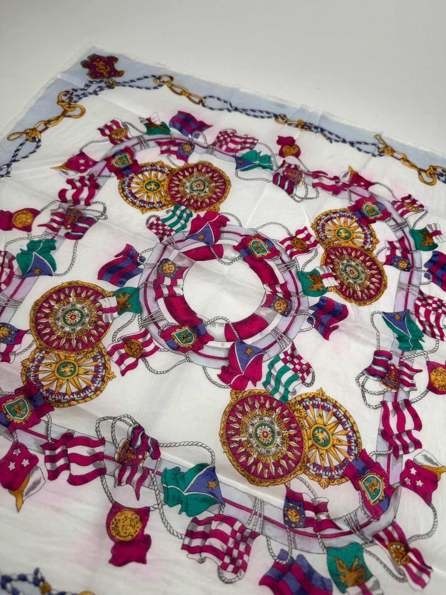 Vintage Celine floral scarf