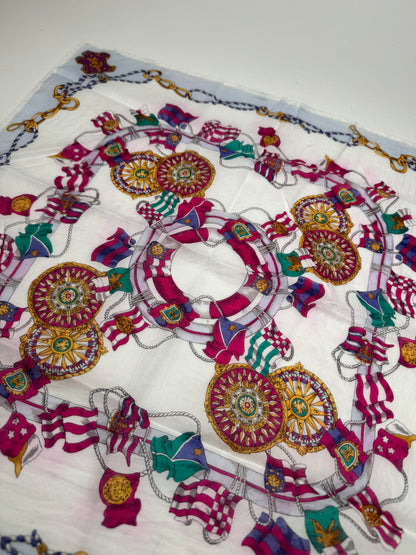 Vintage Celine floral scarf