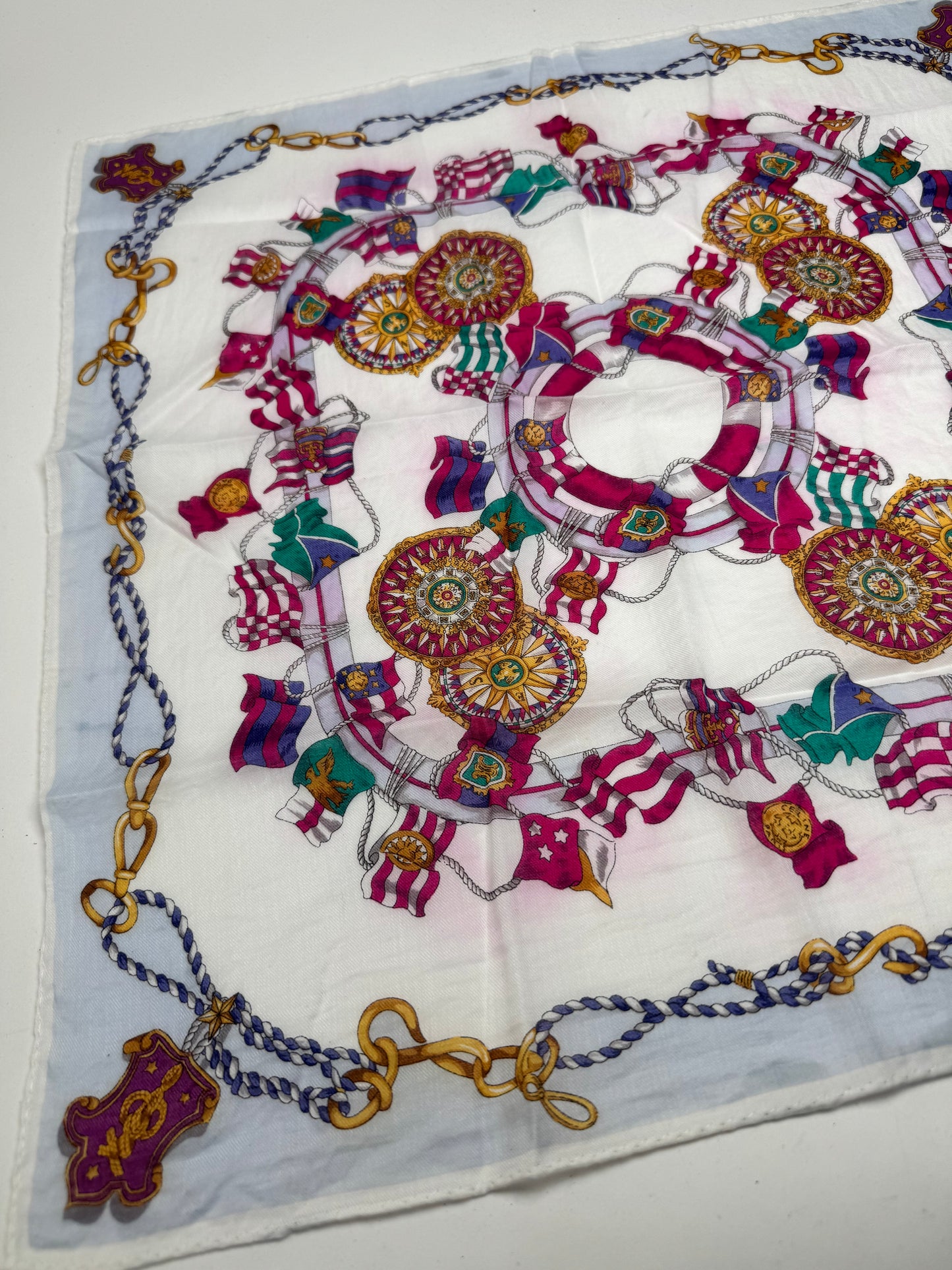 Vintage Celine floral scarf