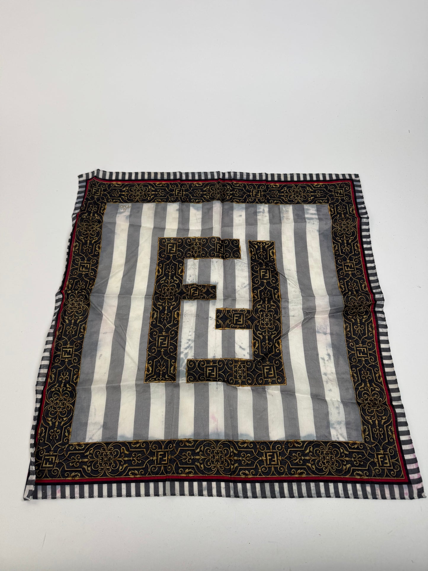 Vintage Fendi FF Scarlet brown