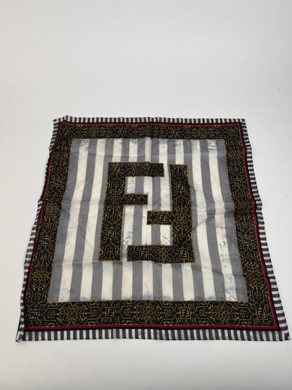 Vintage Fendi FF Scarlet brown