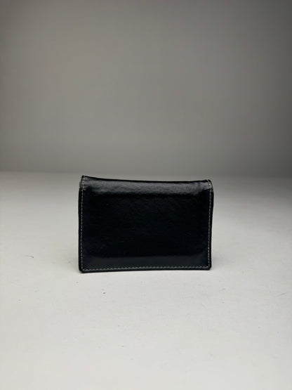 Vintage Jean Paul Gaultier Leather Card Holder Black