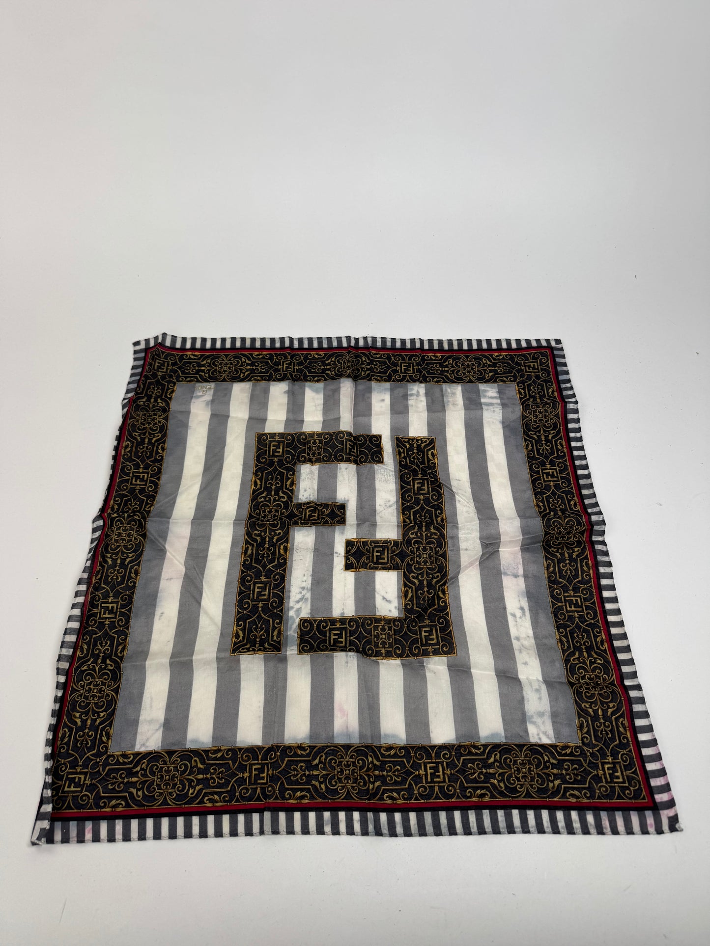 Vintage Fendi FF Scarlet brown