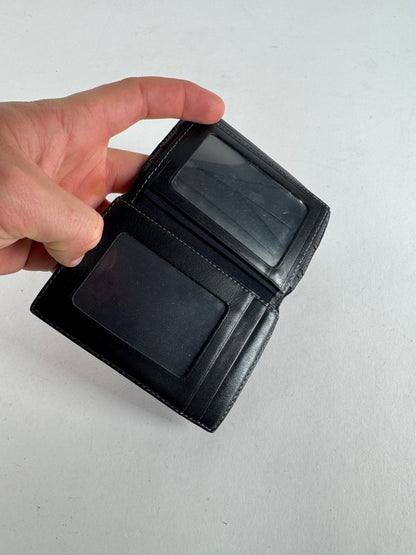 Vintage Jean Paul Gaultier Leather Card Holder Black