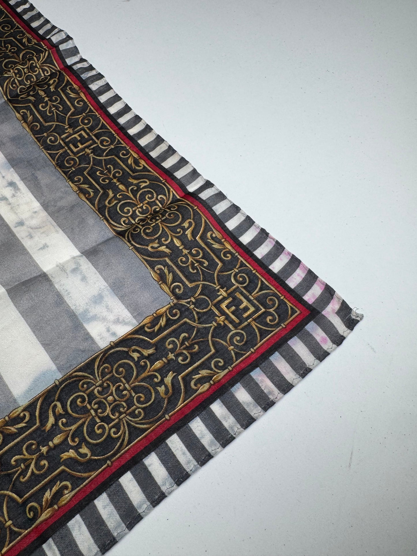 Vintage Fendi FF Scarlet brown