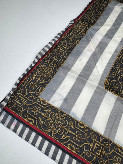 Vintage Fendi FF Scarlet brown