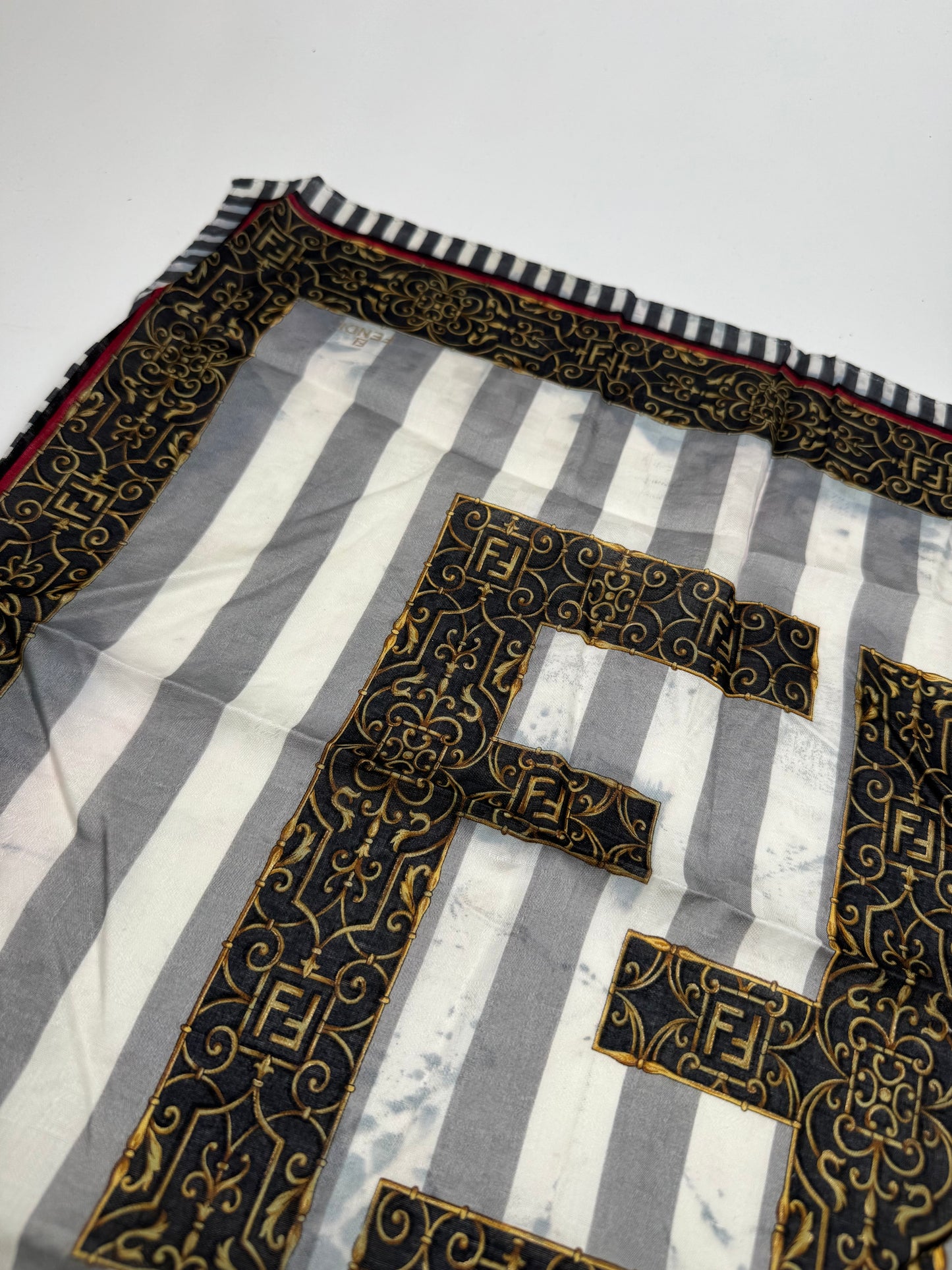 Vintage Fendi FF Scarlet brown