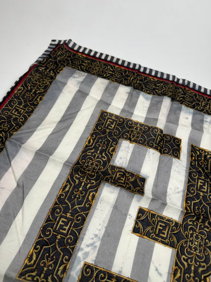 Vintage Fendi FF Scarlet brown