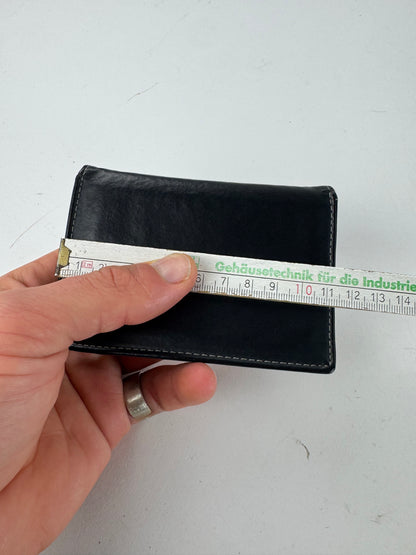 Vintage Jean Paul Gaultier Leather Card Holder Black