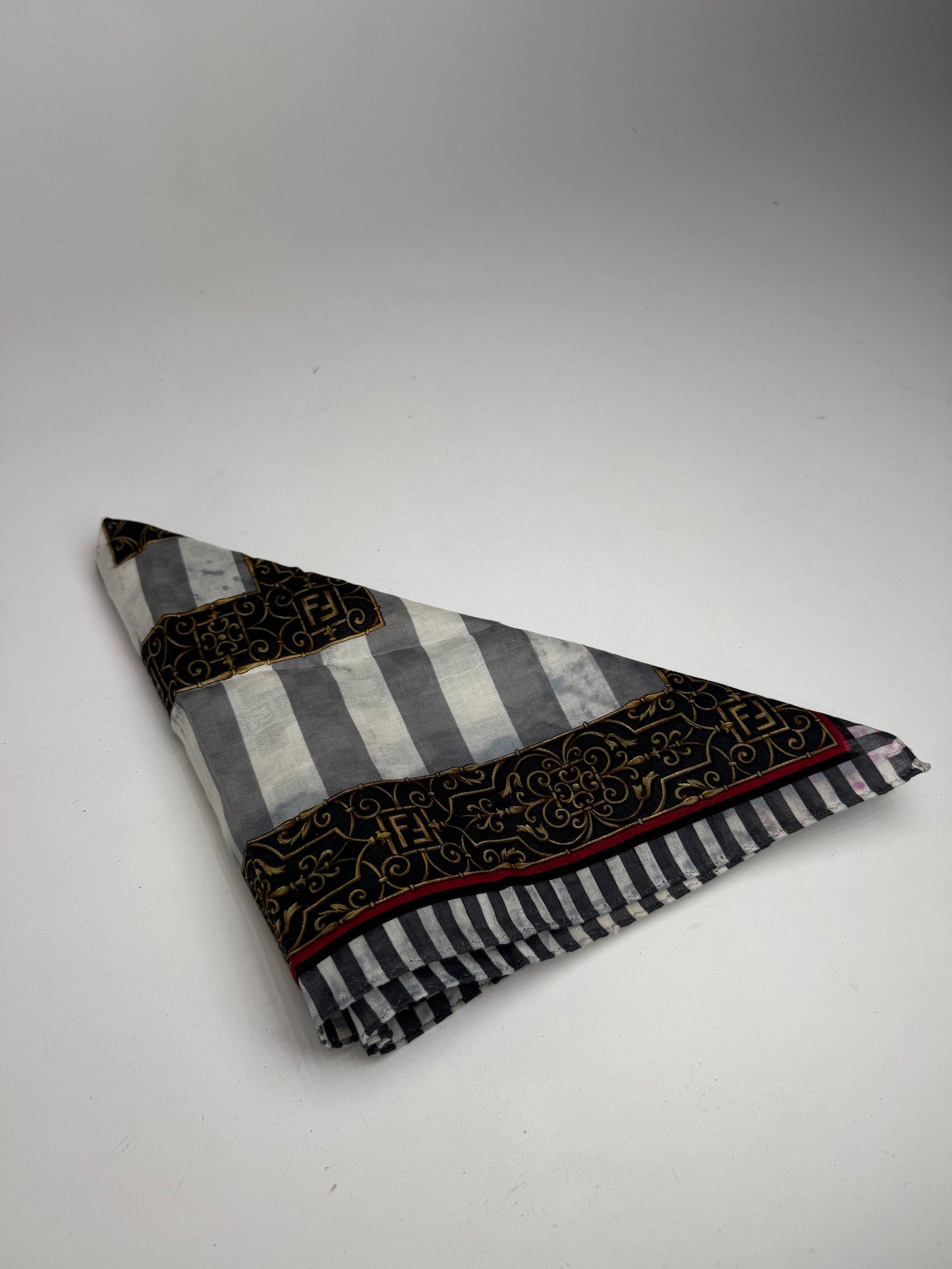 Vintage Fendi FF Scarlet brown