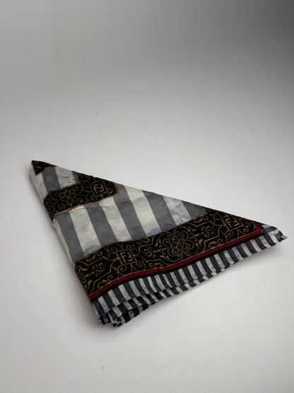 Vintage Fendi FF Scarlet brown