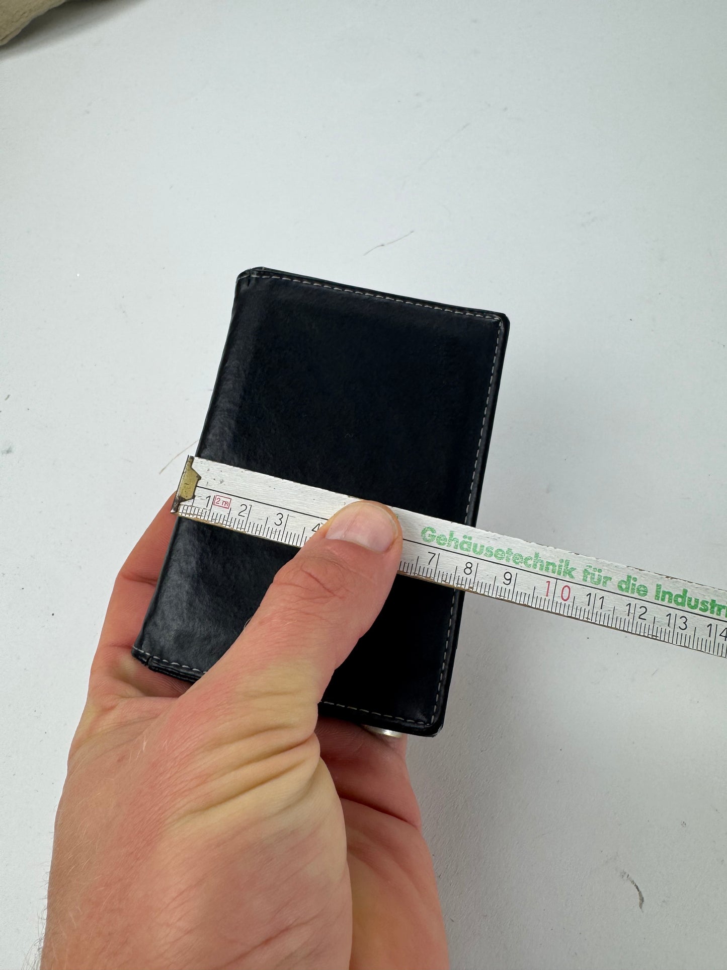 Vintage Jean Paul Gaultier Leather Card Holder Black