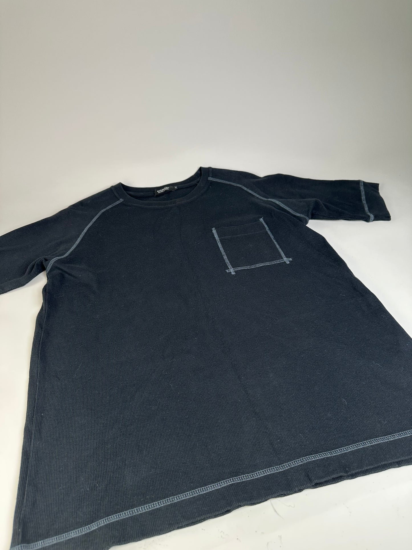 Vintage Burberry Cotton T-shirt Black L