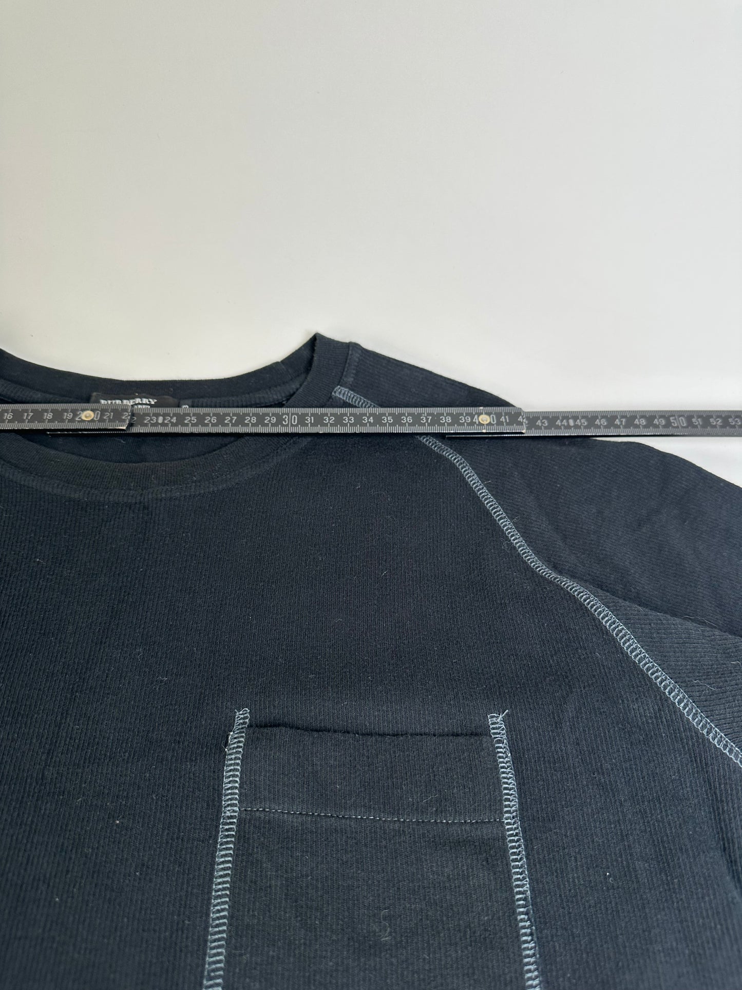 Vintage Burberry Cotton T-shirt Black L