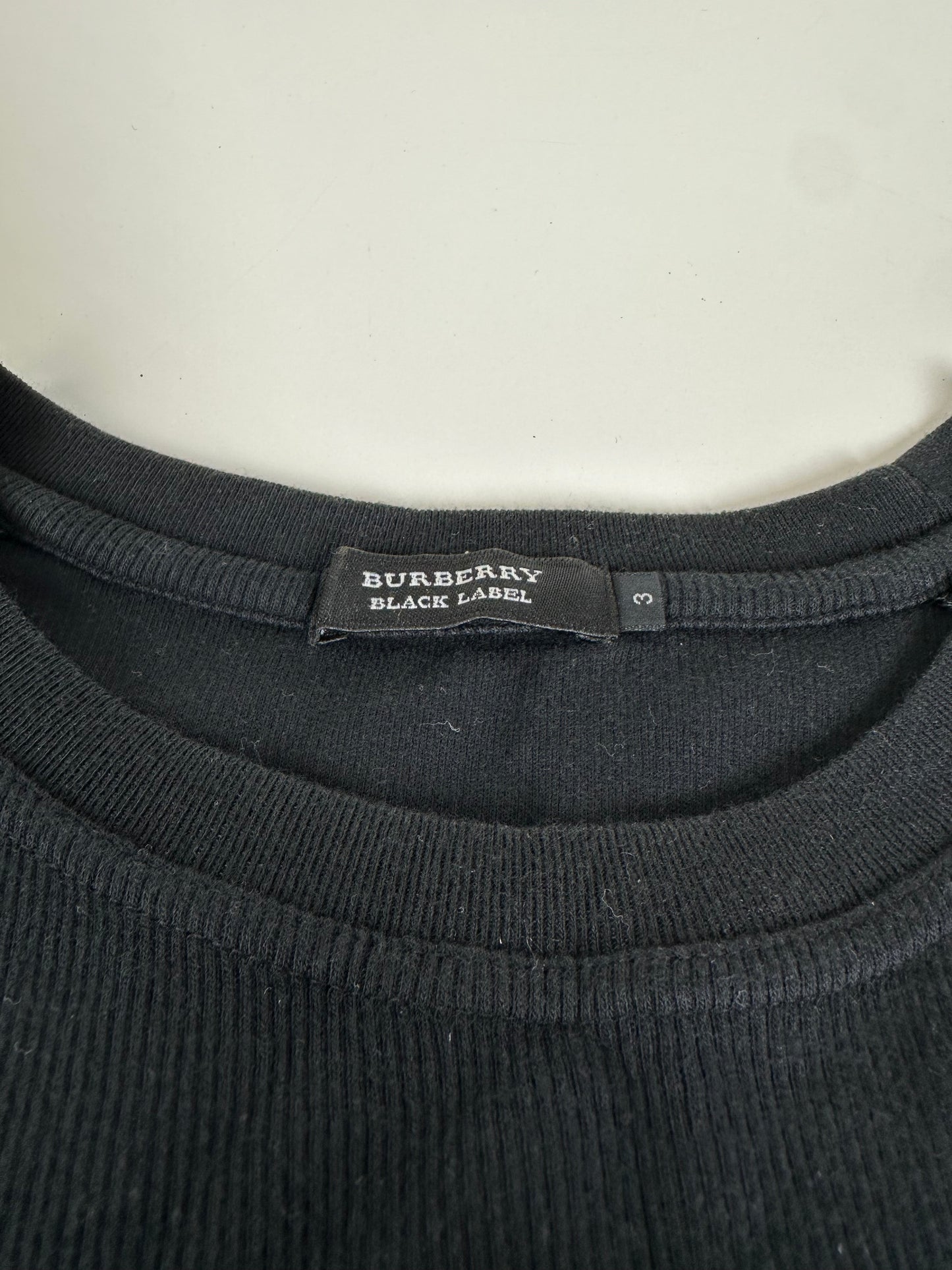 Vintage Burberry Cotton T-shirt Black L