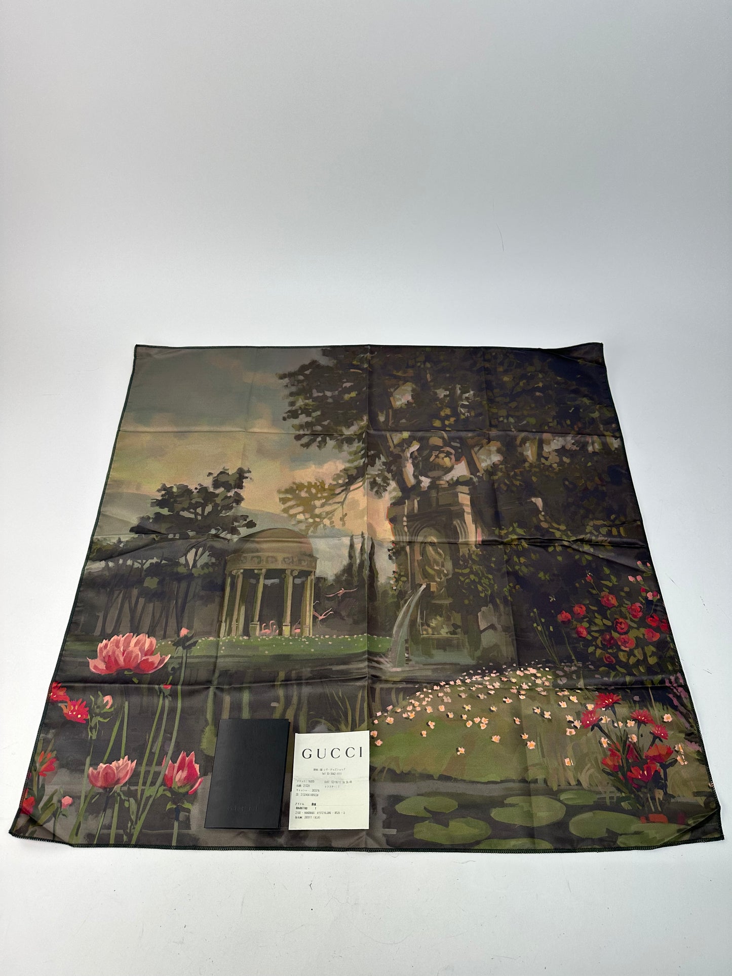 Vintage Gucci Silk Scarf Abstract