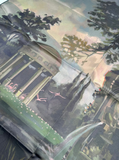 Vintage Gucci Silk Scarf Abstract