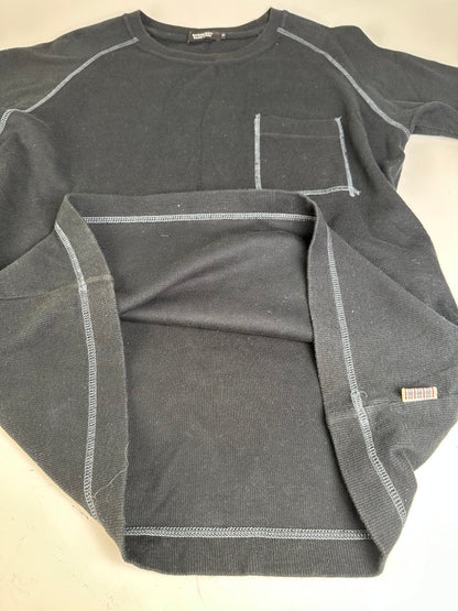 Vintage Burberry Cotton T-shirt Black L