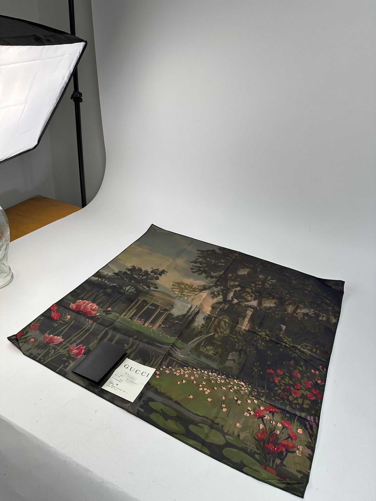 Vintage Gucci Silk Scarf Abstract