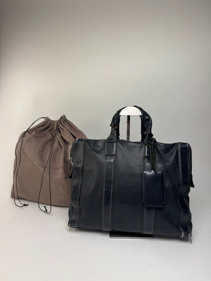 Bottega Veneta Perforated Leather Large Tote Bag Black