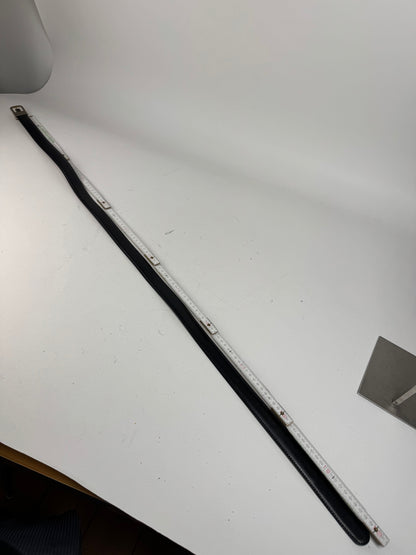 Vintage Yves Saint Laurent Leather Belt Black