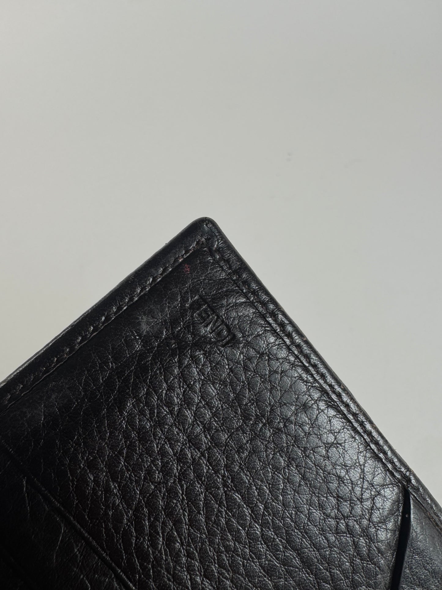 Vintage Fendi FF monogram wallet brown