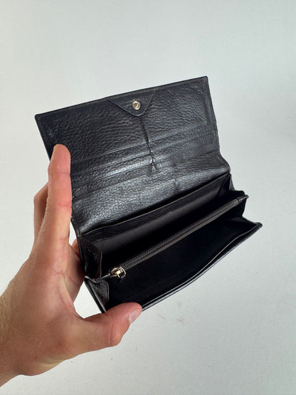 Vintage Fendi FF monogram wallet brown