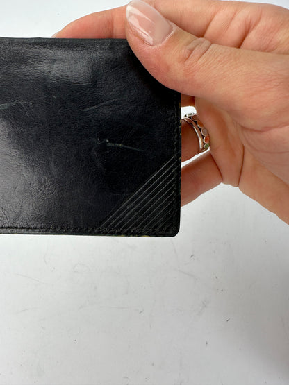 Vintage Yves Saint Laurent Bifold Wallet Late 1990s Black Brown