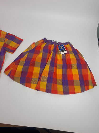 Vintage Yves Saint Laurent Checked Twin Set