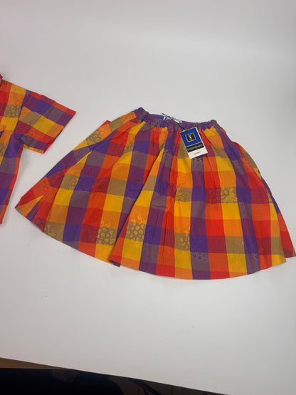 Vintage Yves Saint Laurent Checked Twin Set