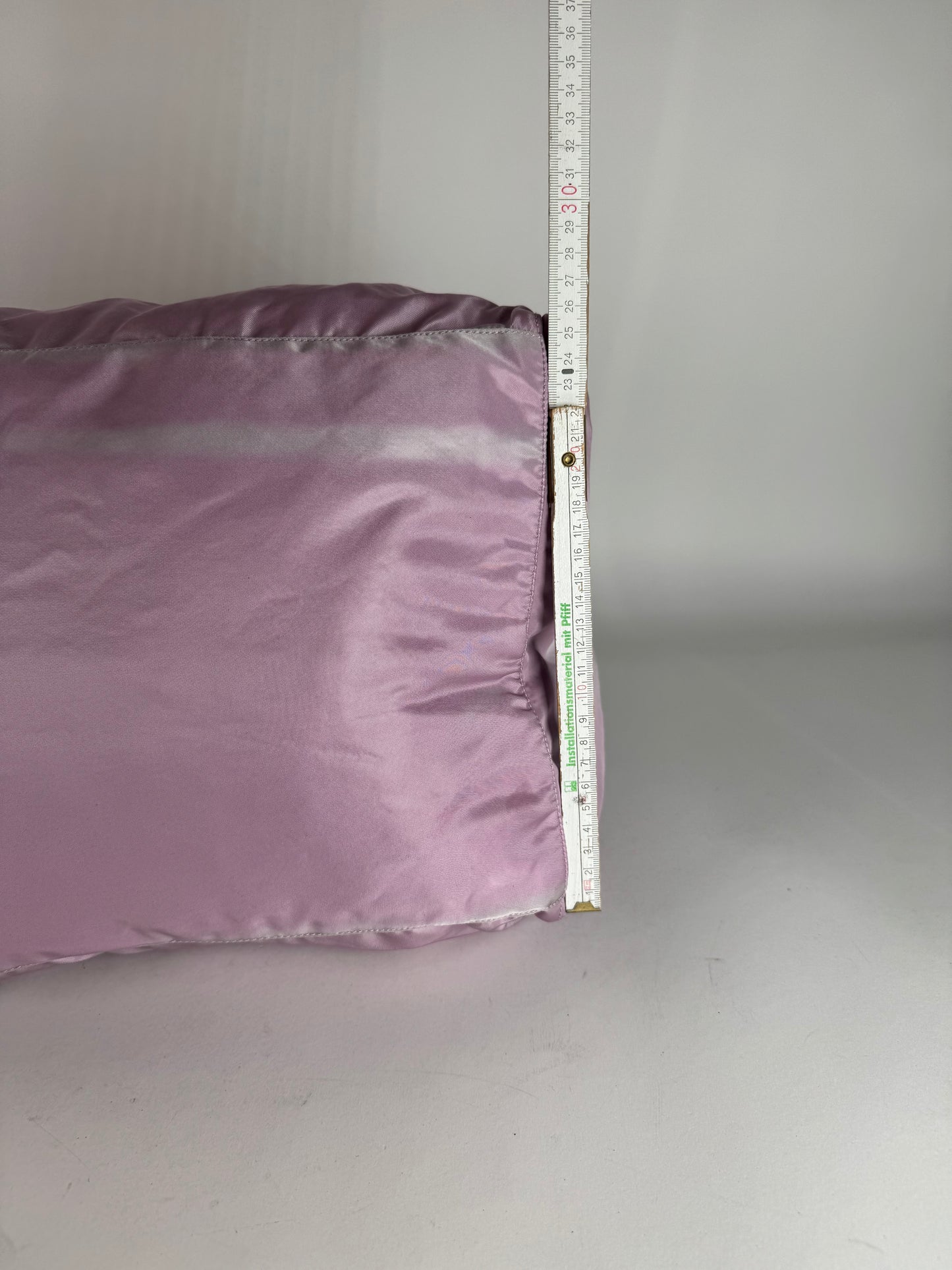 Vintage Prada 2Way Polyester Weekender / Travel Bag Purple beige