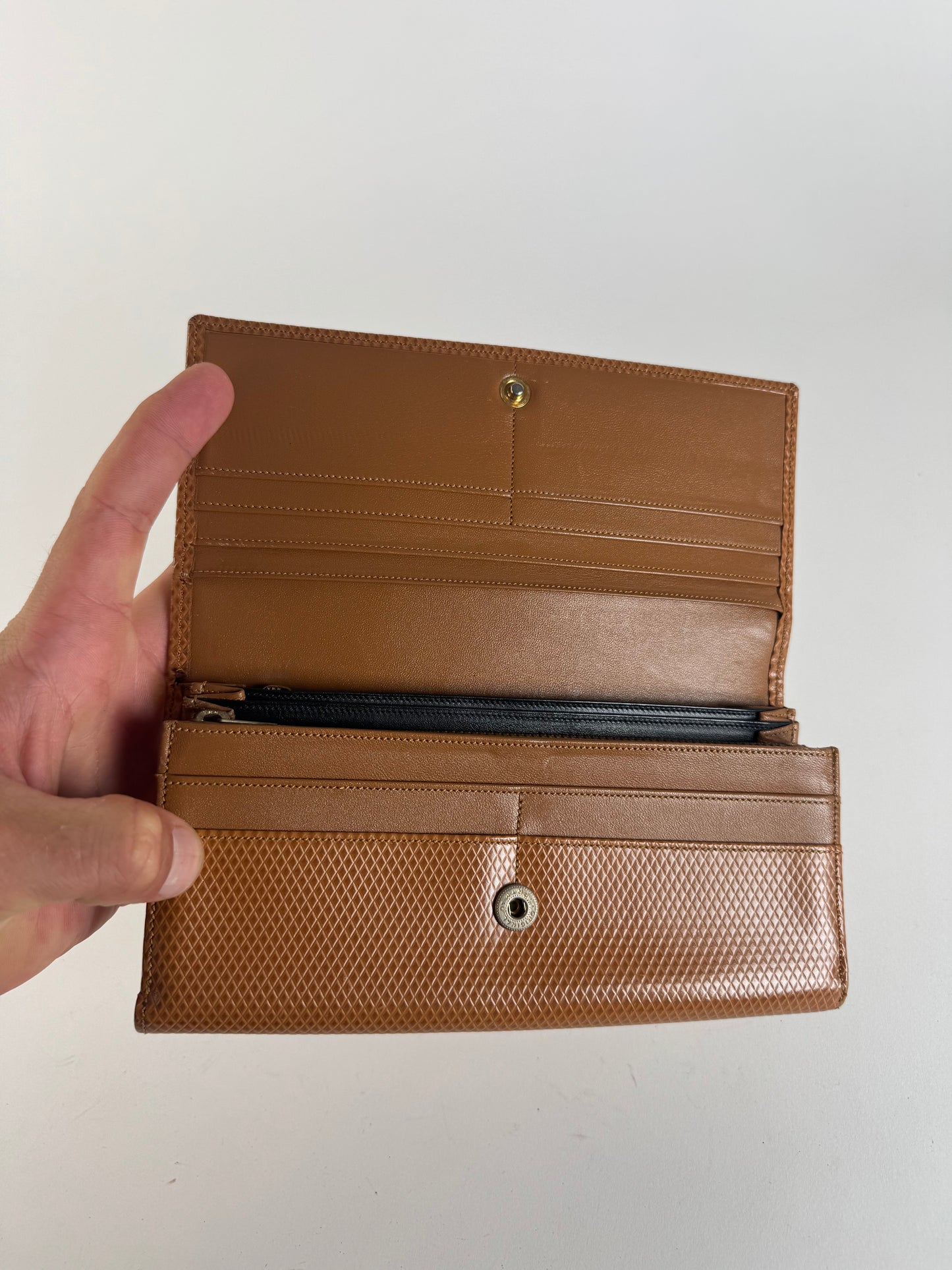 Vintage Comme des garçons leather wallet brown