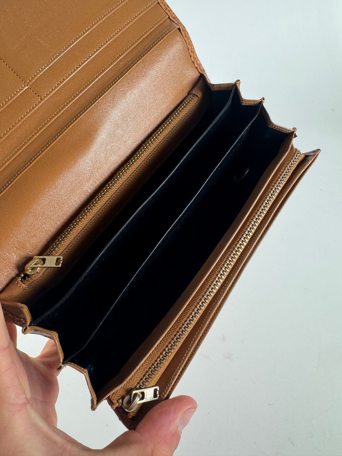 Vintage Comme des garçons leather wallet brown