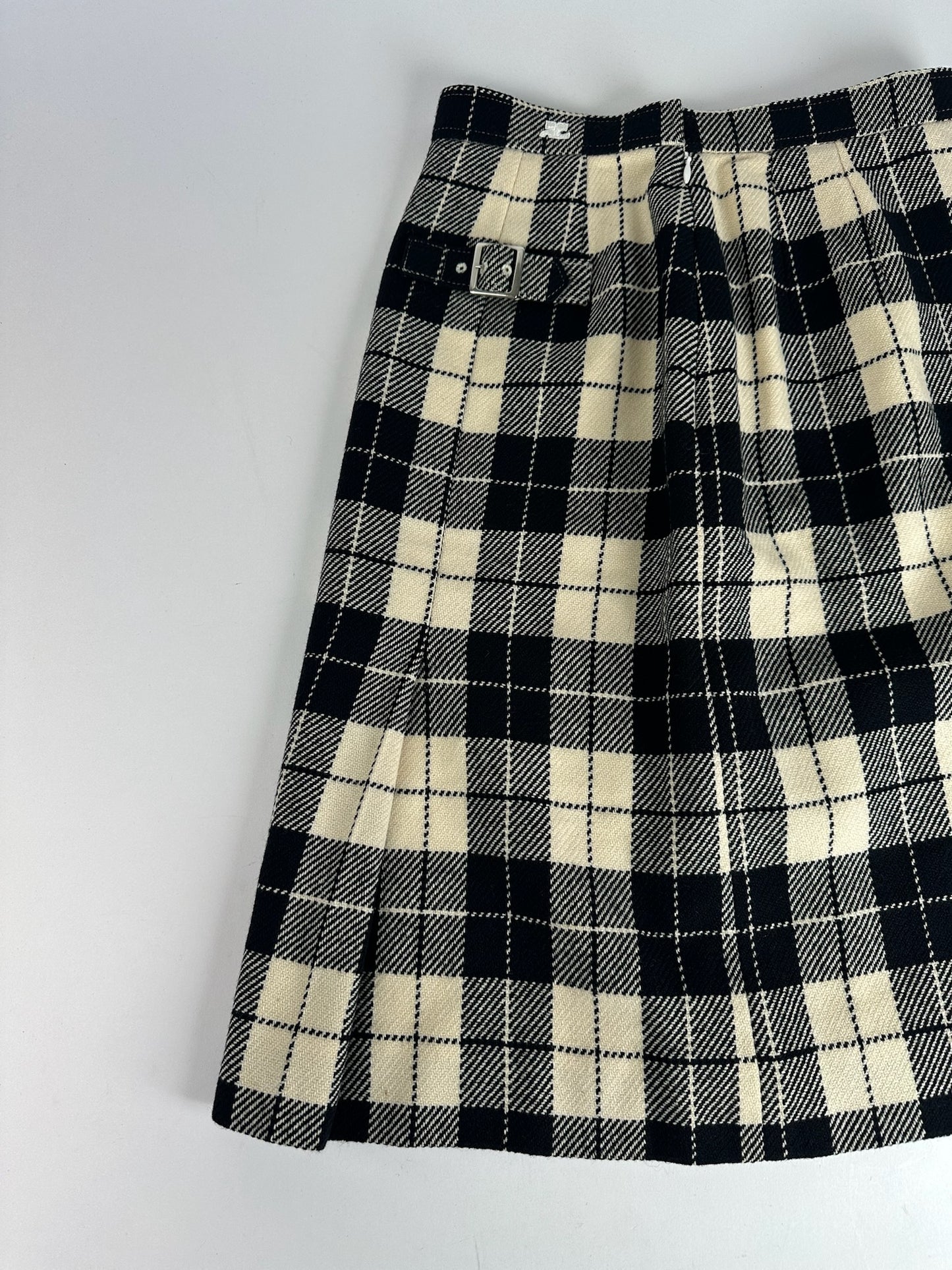 Vintage Courreges Checked skirt