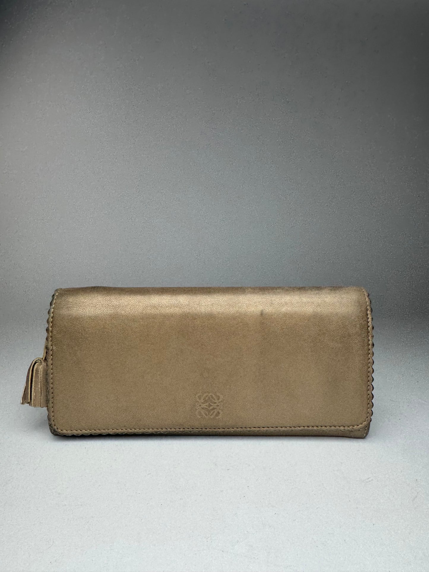 Vintage Loewe Madrid Leather wallet golden