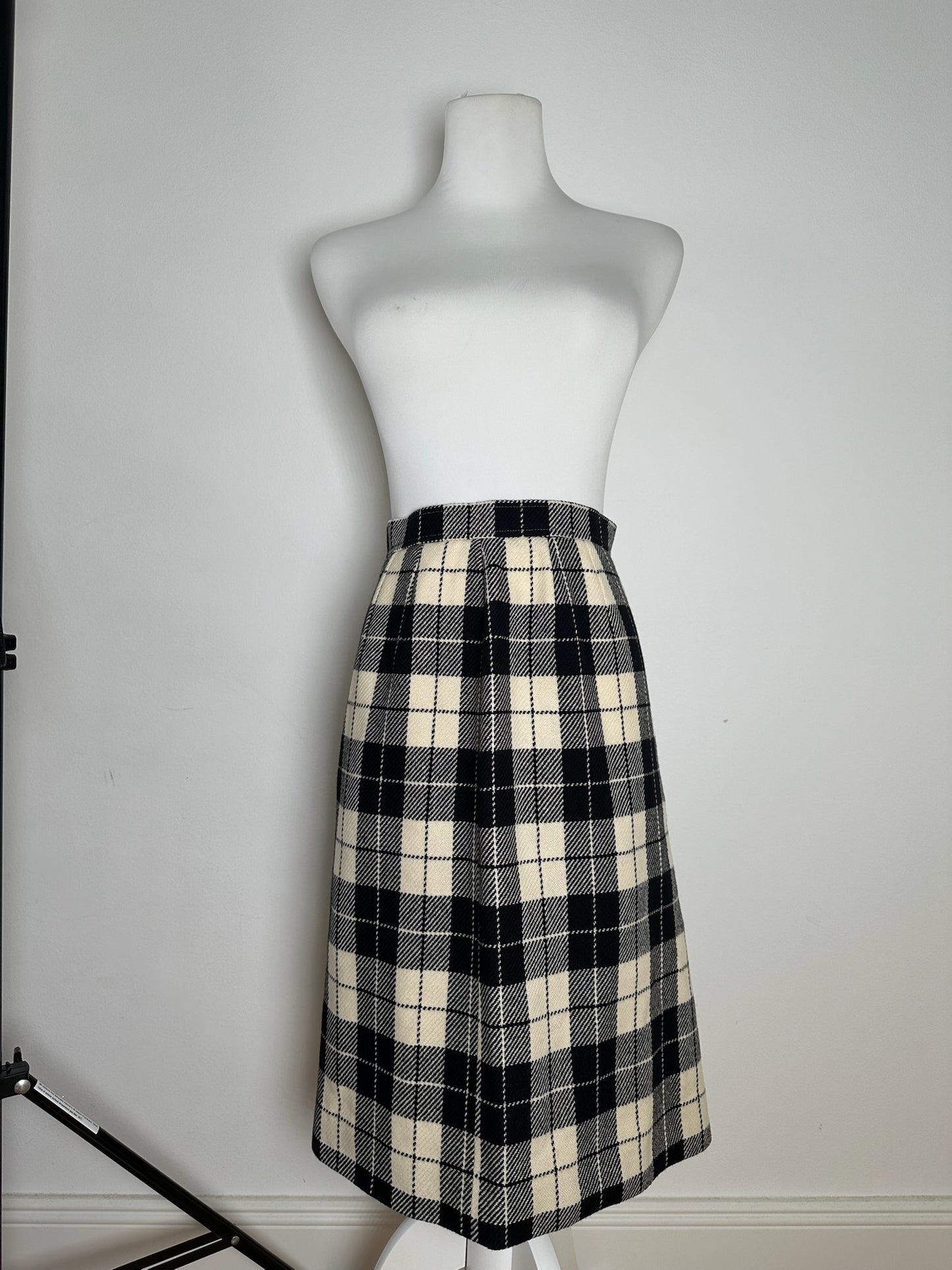 Vintage Courreges Checked skirt