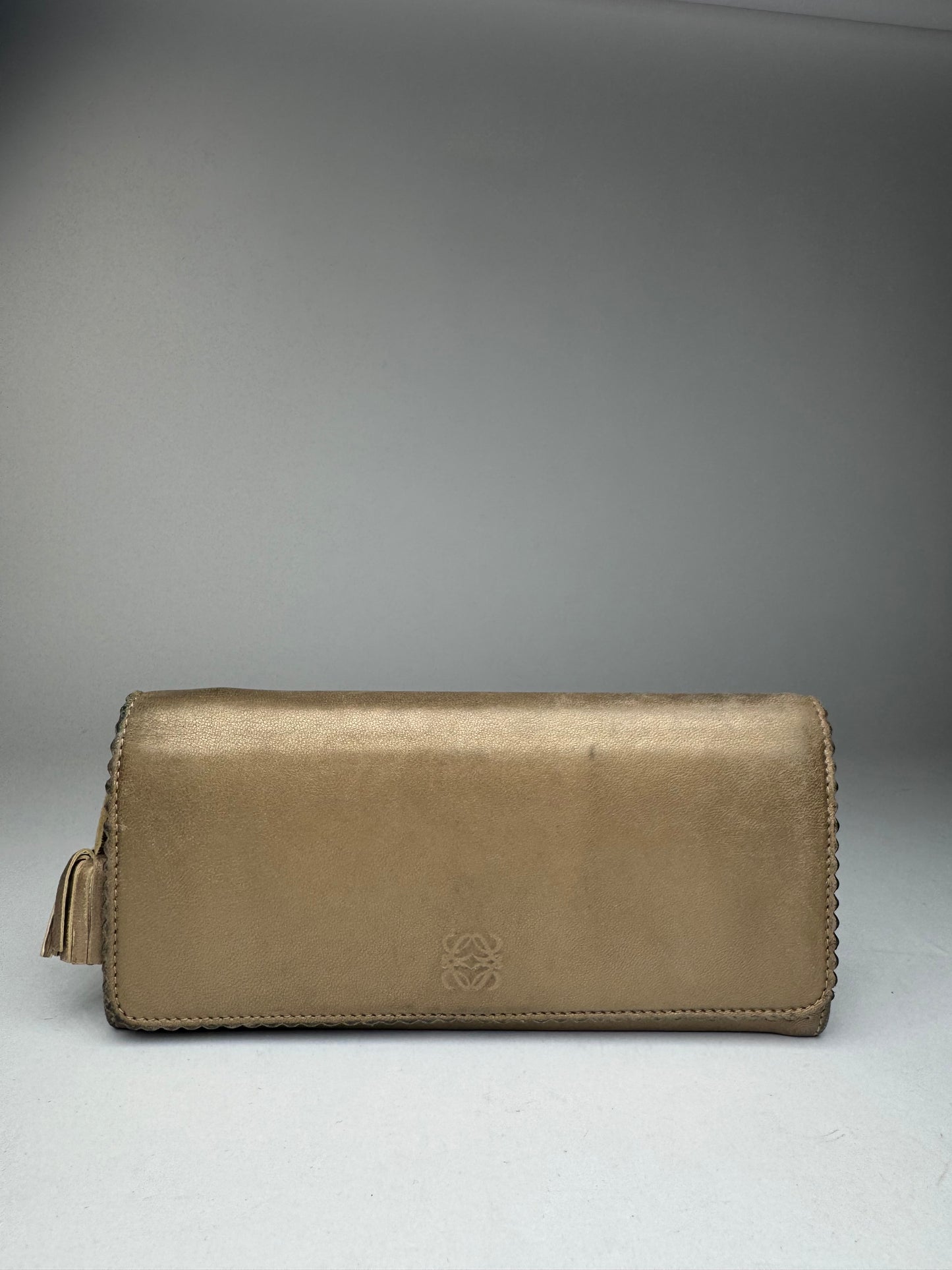 Vintage Loewe Madrid Leather wallet golden