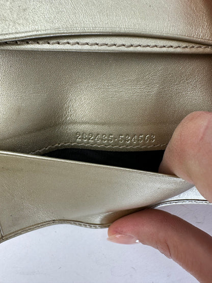 Vintage Gucci GG Supreme Bifold Wallet c. 2010 Beige Brown