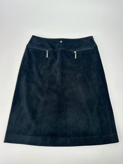 Vintage Courreges Skirt Black