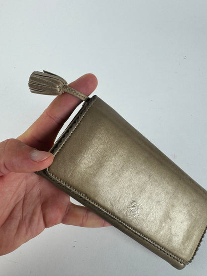 Vintage Loewe Madrid Leather wallet golden
