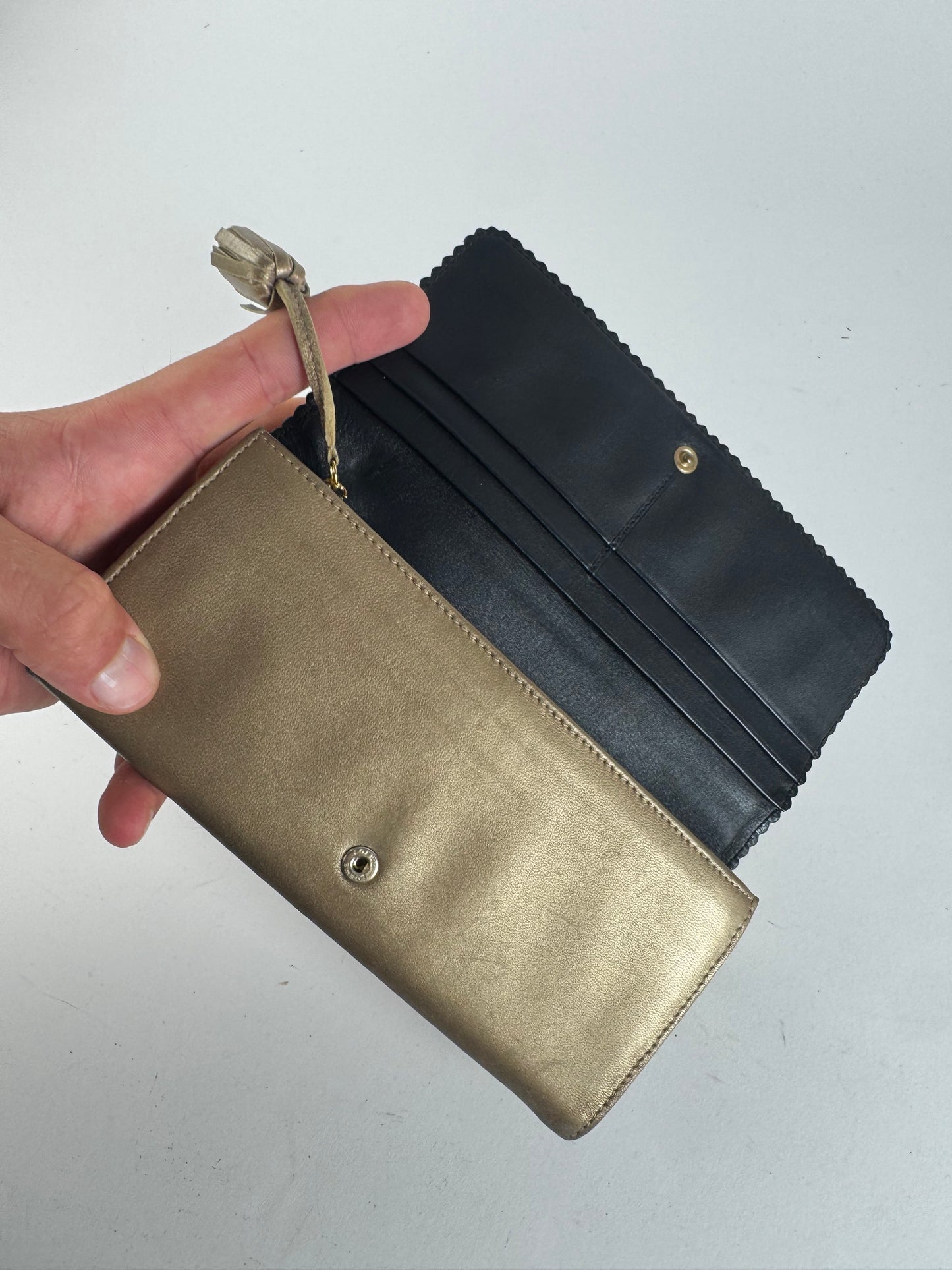 Vintage Loewe Madrid Leather wallet golden