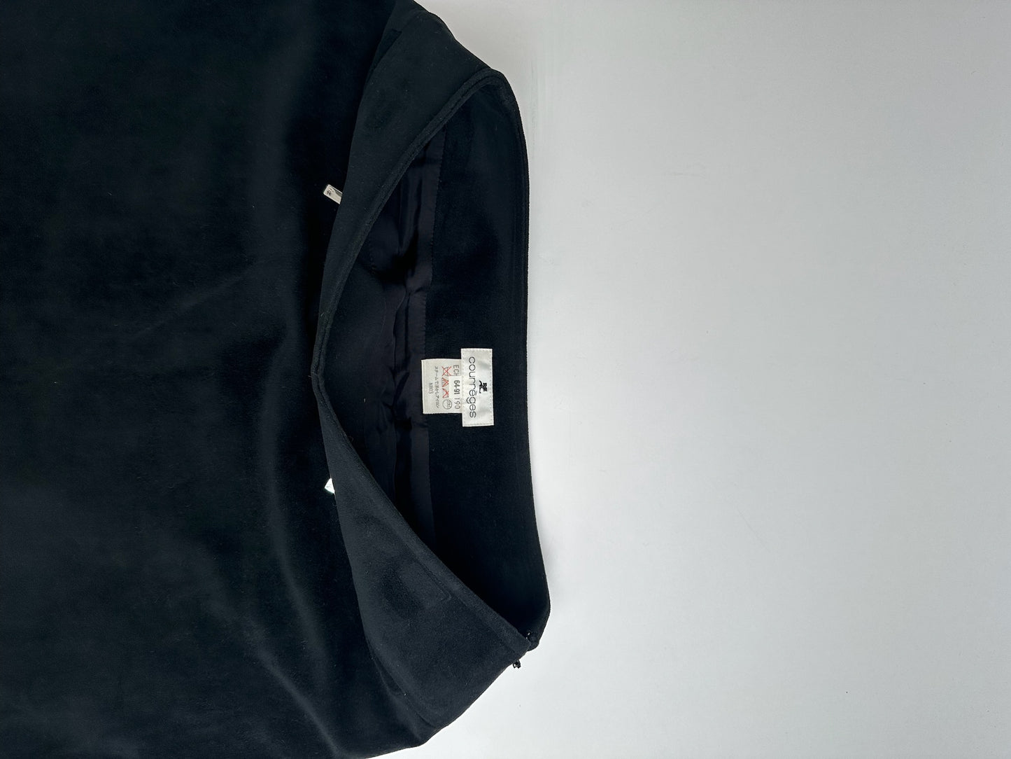 Vintage Courreges Skirt Black