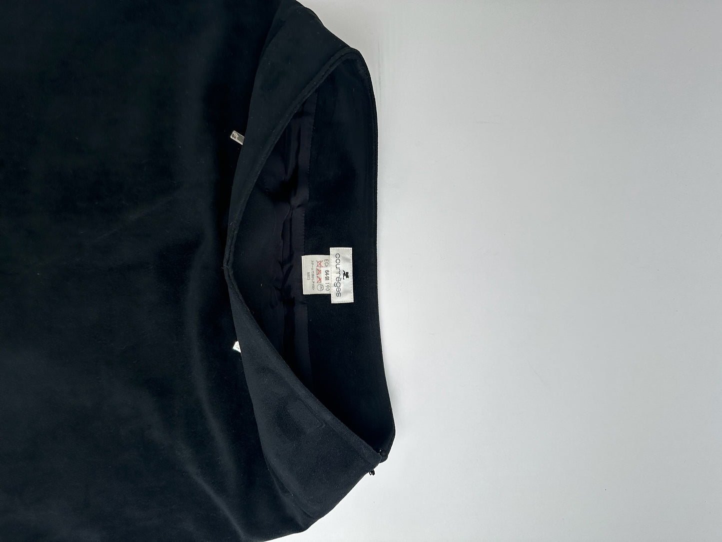 Vintage Courreges Skirt Black